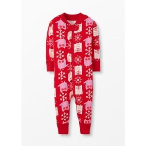 NWT Hanna Andersson 0-3 mo  holiday owl ‎ sleeper - size 50